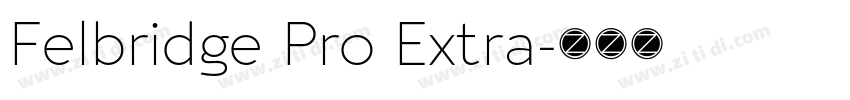 Felbridge Pro Extra字体转换